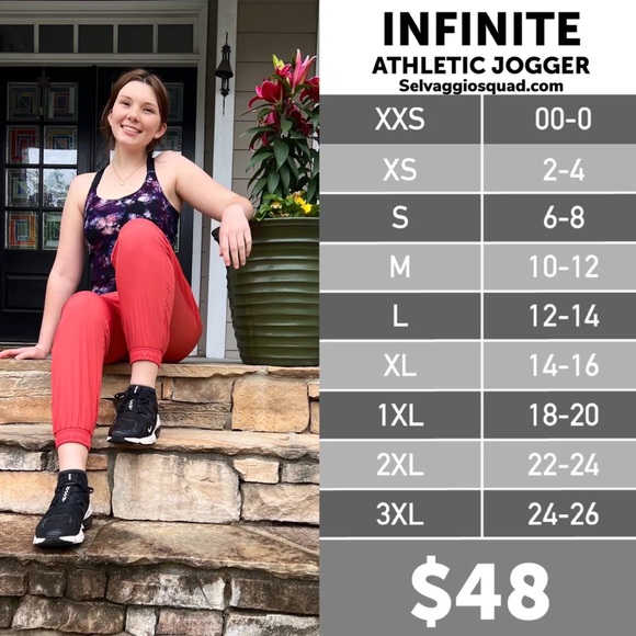 Lularoe large joggers nwt - Picture 6 of 6